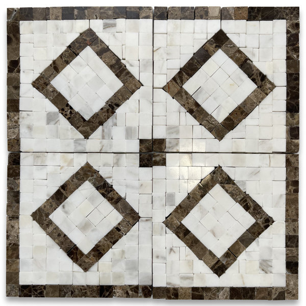 6" x 18" Marble Mosaic Wall & Floor Tile