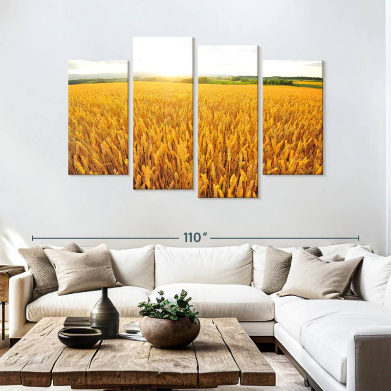 Champ de blé Alvord Hokkaido, H 54 po x l 84 po