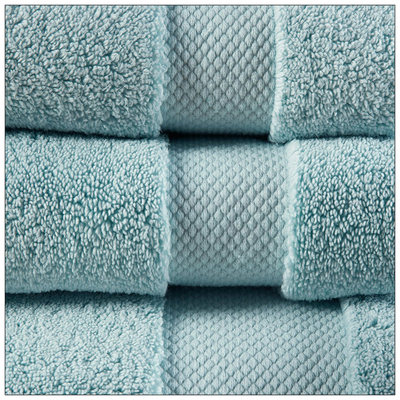 Splendor 1000gsm 100% Cotton 6 Piece Towel Set, Blue