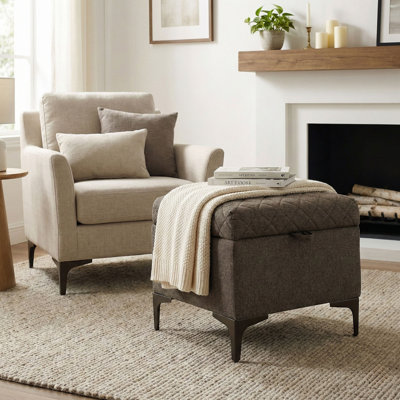 Reba Upholstered Storage Ottoman