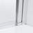 39.5" W x 55.1" H Frameless Tub Door-83460653