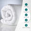 AirComfort 12 Tog Feels Like Down Hollowfibre Filled Winter Duvet-87393848