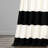 Uinta Metro Contemporary Contrast Striped Printed Room Darkening Cotton Curtains-Single Panel-935599039-935599030