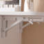 Ensemble de coiffeuse et tabouret de maquillage avec tiroirs, miroir lumineux et prise de courant
