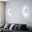 Shulin 3-Light Spiral-shaped Flush Mount Wall Sconce-608891870-605216113