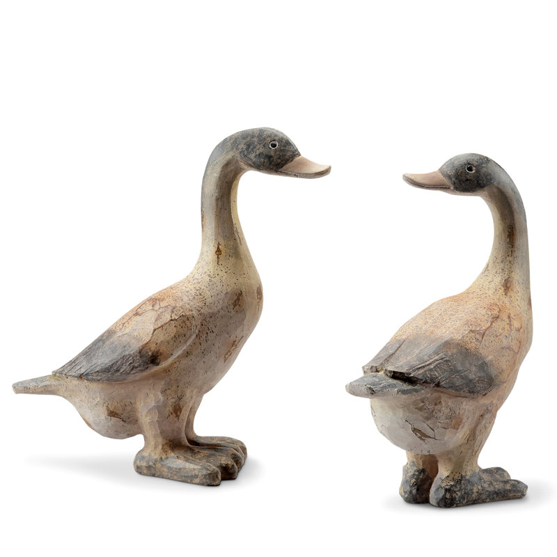 Duck Pair Garden Sculpture