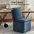 Upholstered Storage Side chair With Casters-1104736812