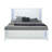 Alina White Full Bed With Led