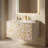 32'' Single Bathroom Vanity with Glass Top-896046580-911151411
