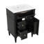 Meuble-lavabo de salle de bain avec lavabo intégré, armoire autoportante avec tiroir rabattable et tablette réglable à l'intérieur-1339734742