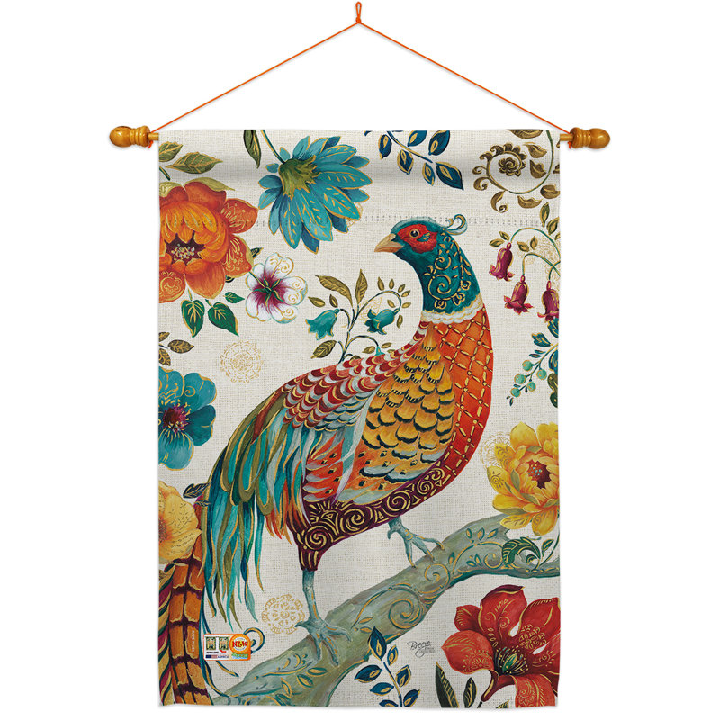 Double Sided 40 in. H x 28 in. W Polyester Animal Flag set