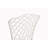 Bistro Set 3 Piece Rustproof Cast Aluminum Patio Furniture Sets 2 Chairs and 1 Round Table Outdoor, Garden,  Patio, Balcony, white-1124639231