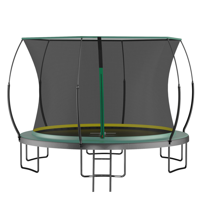Trampoline YF 14FT Springfree No Gap - vert, Vert