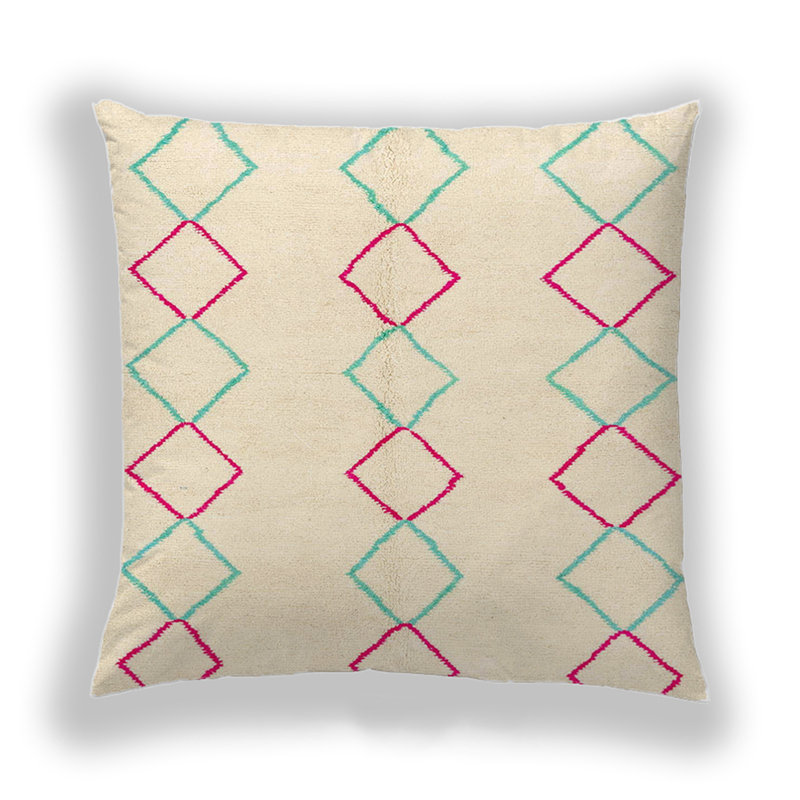 Coussin Abstract 1812, Microsuède