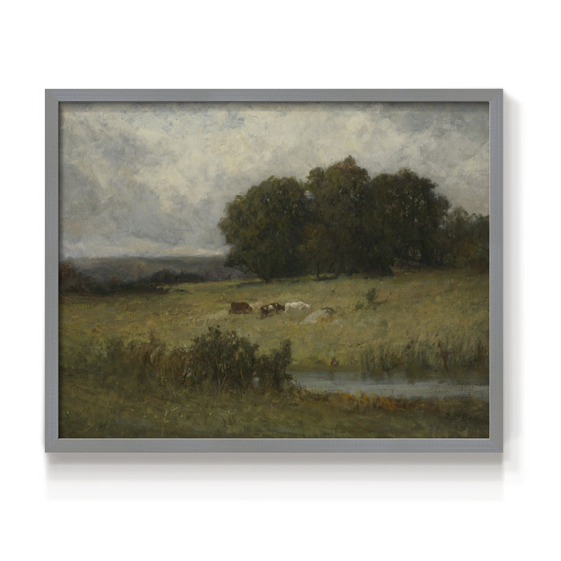 Paysages rétro-dxl-impression encadrée - réversible, H 22 po x l 28 po
