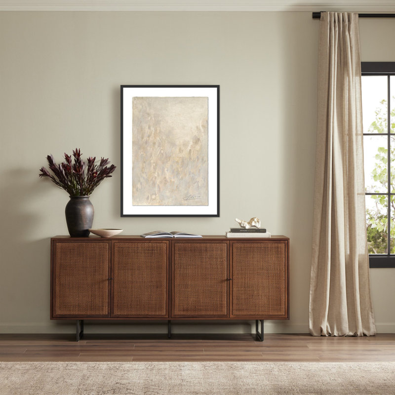 No. 12 Print by Valeria Sidanez, Black Maple Framed, 40" H x 30" W