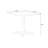 Burlywood Square Solid Wood Dining table-792777077