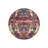 Burdy Theme Floral Traditional Patterned Round Woven Base Vintage Decorative Carpet-794013963