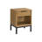 Davin 1-Drawer Wood Nightstand, Natural Oak