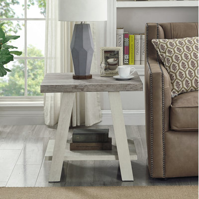 Table de bout avec rangement Angeleca
