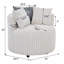 Fauteuil d'appoint basique en velours côtelé Malna