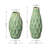 Modern Geometric Green Ceramic Table Vases