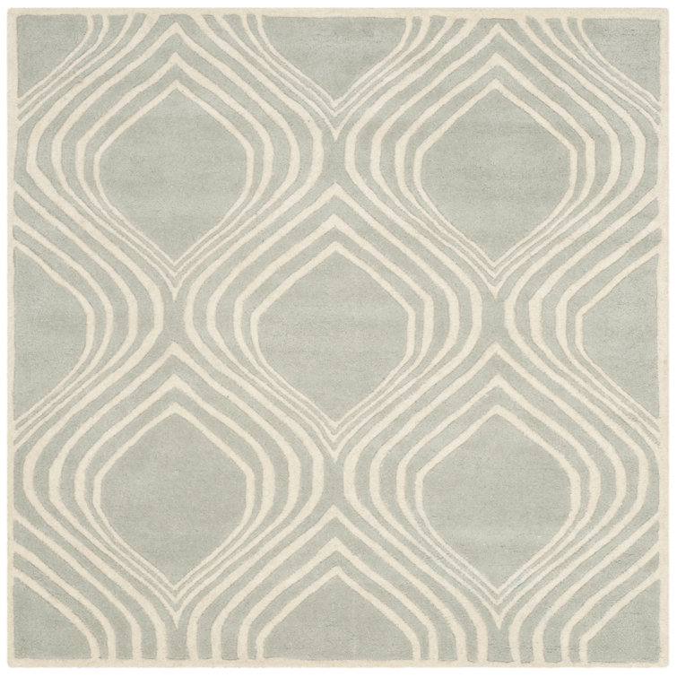 Oglesbee Hand Tufted Wool Geometric Rug