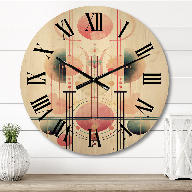Warrendale Solid Wood Wall Clock, Medium