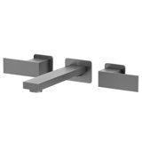 Wall Mounted Bathroom Faucet with Drain Assembly