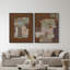 Centers and edges Canvas Abstract Print by Oliver Gal, Black Frame, 16 x 20-1177856002-1177856031