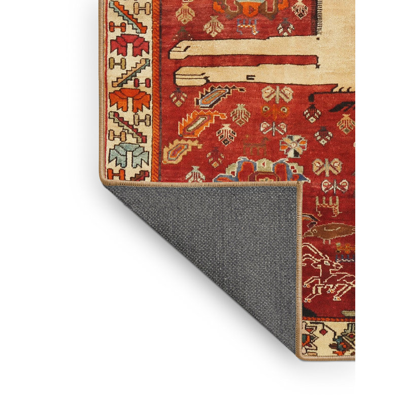 Oriental Indoor Rug, Rectangle 5' x 7'