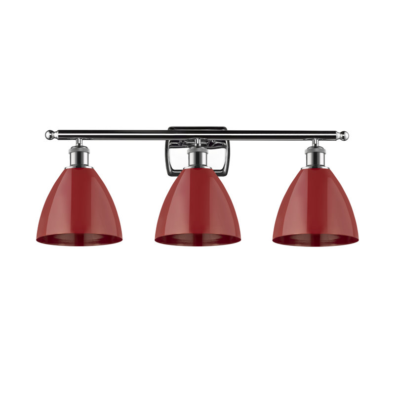 Schiavone 3 - Light Vanity Light, Rouge / chrome poli