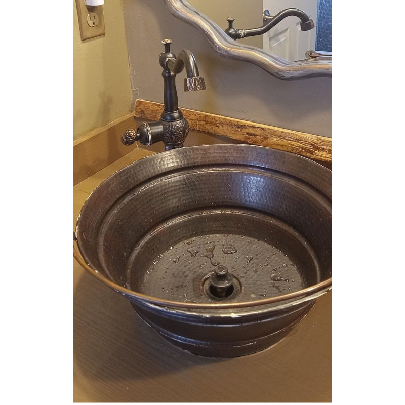 Lavabo vasque en cuivre Artisan Crafted