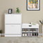 Saer 6 Pair Shoe Storage Bench-100234797-100234798