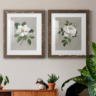 " Botanical Magnolia " 2 - Pieces