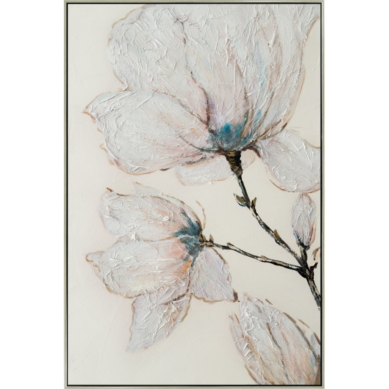 Soft Petals I Canvas Wall Art