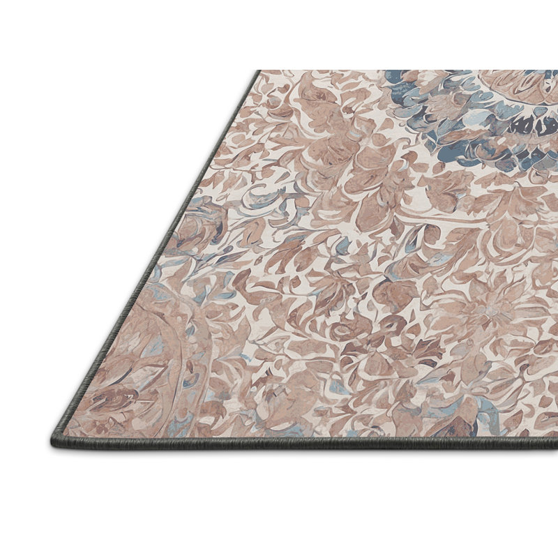 Silky Soft Plush Gray Area Rug, Round 4'