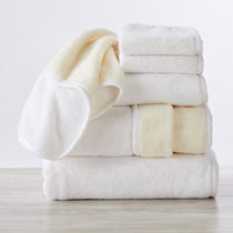 Great Bay Home Cooper Quick Dry Cotton Bath Towels & Sets - 6 Piece Set - Seagreen