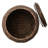 Round Water Hyacinth Storage Basket/Hamper with Lid-1158379530