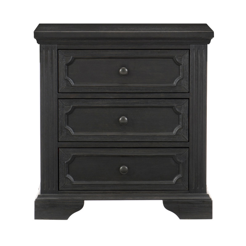 Table de chevet 3 tiroirs Traditional Design