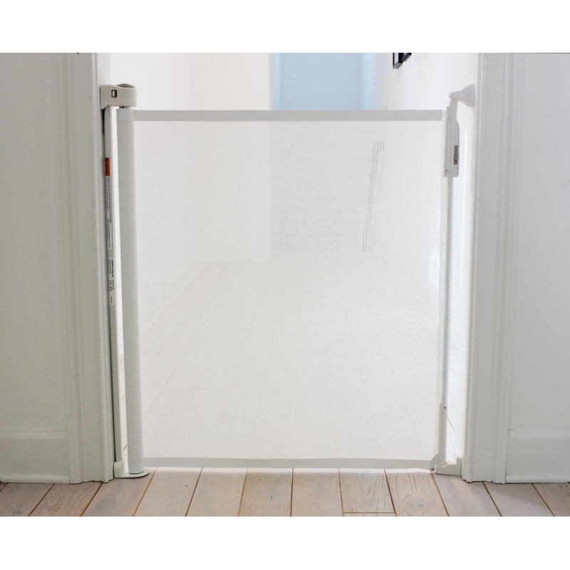 Deleon Wall Mounted Pet Gate, White