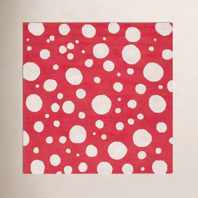 Camey Wool Polka Dots Indoor Rug