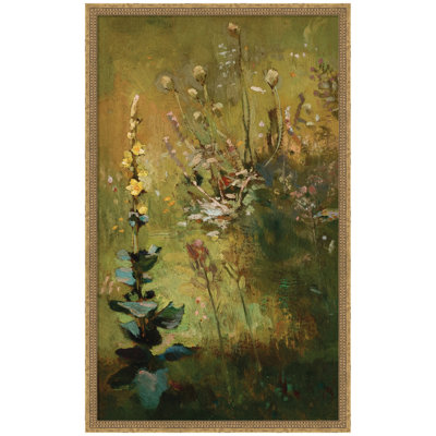 «Mullein 1887 Jan Stanislawski» par Nostalgia Prints, reproduction d'art sur toile encadrée