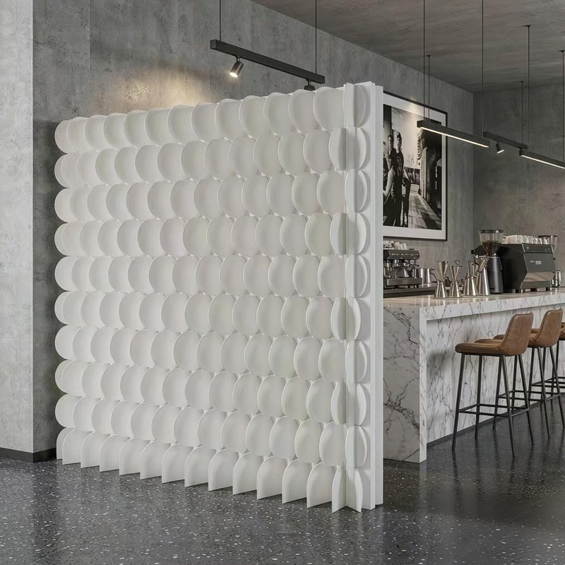 White Office Partitions, H 70,87 po x L 196,85 po