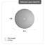 Tapis brun clair / or / gris tressé à la main Aldridge Mist-920934201