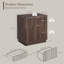 23'' Fluted Nightstand With Mid-Century Modern-123523466