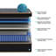 Matelas hybride rafraîchissant de 30 cm (12 po) en mousse à mémoire de forme et gel, fermeté moyenne, livré dans une boîte et certifié CertiPUR-US et OEKO-TEX®.-420457034-420457038
