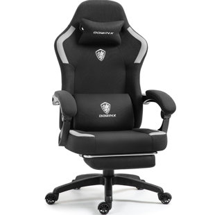 Dowinx Fabric Gaming Chair with Pocket Spring Cushion, Breathable Computer Chair, 300Lbs