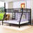 Metal Bunk Bed With Dual Ladders-1650441279
