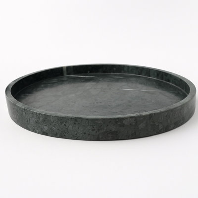 Ceryis Green Round Large Tray